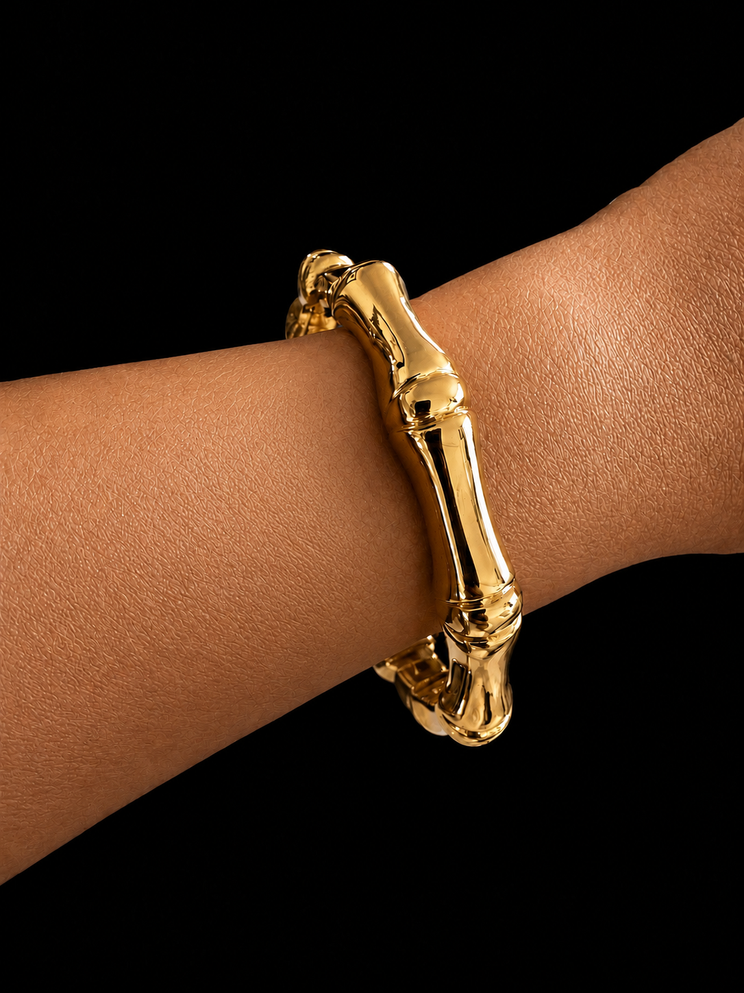 Pulsera Tipo Esclava Plata Bañada En Oro. (copia 2)