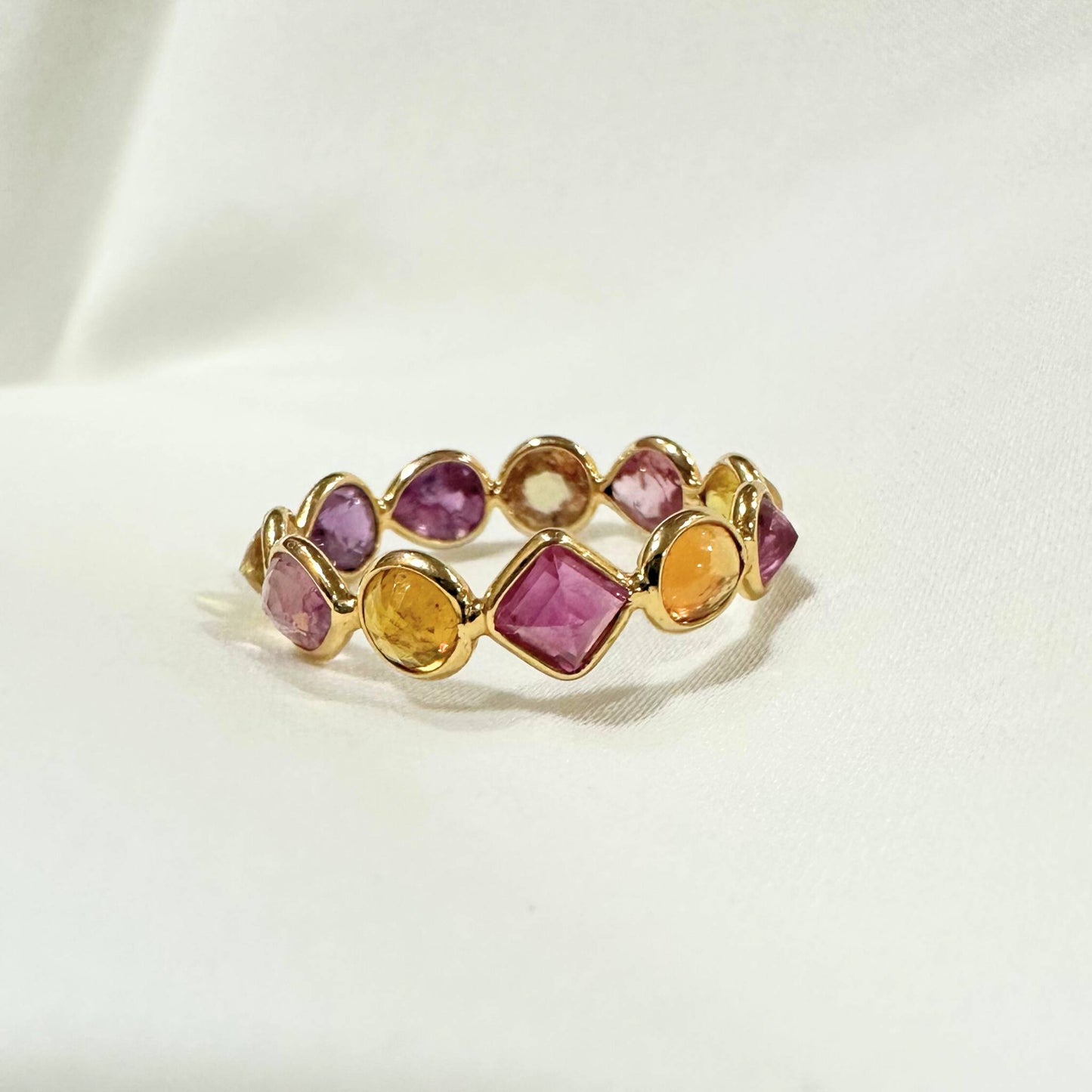 Anillo Sinfín Oro Amarillo 18k