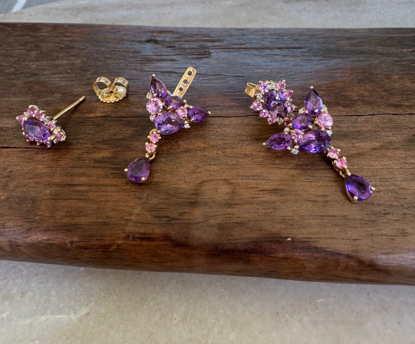Aros Oro 14k Desmontables