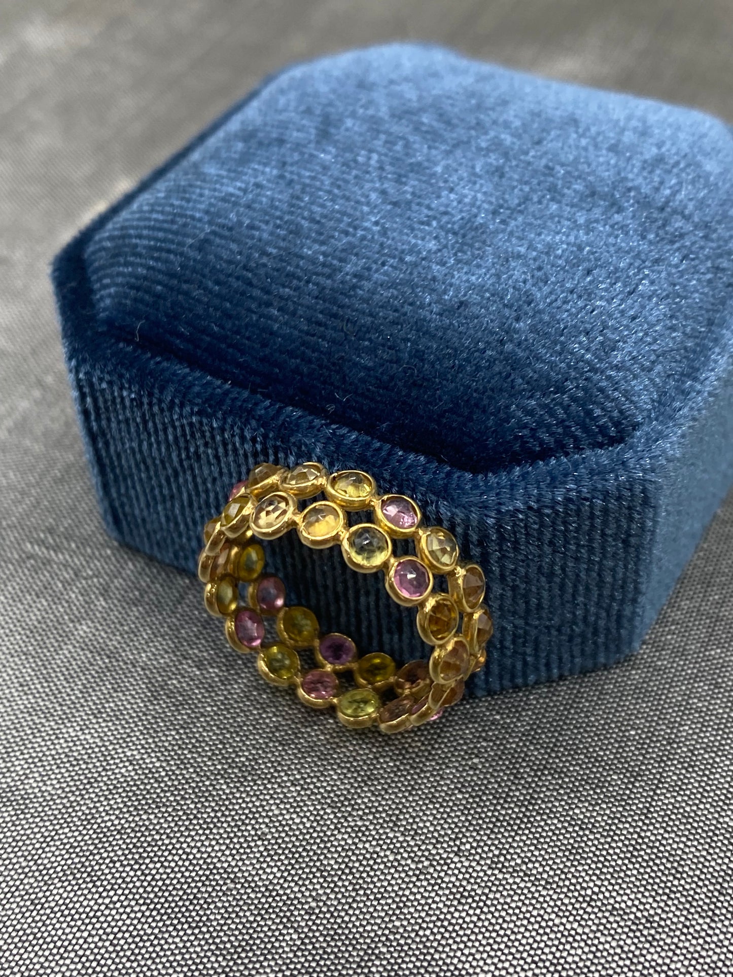 Anillo Sinfín Doble Oro 18k