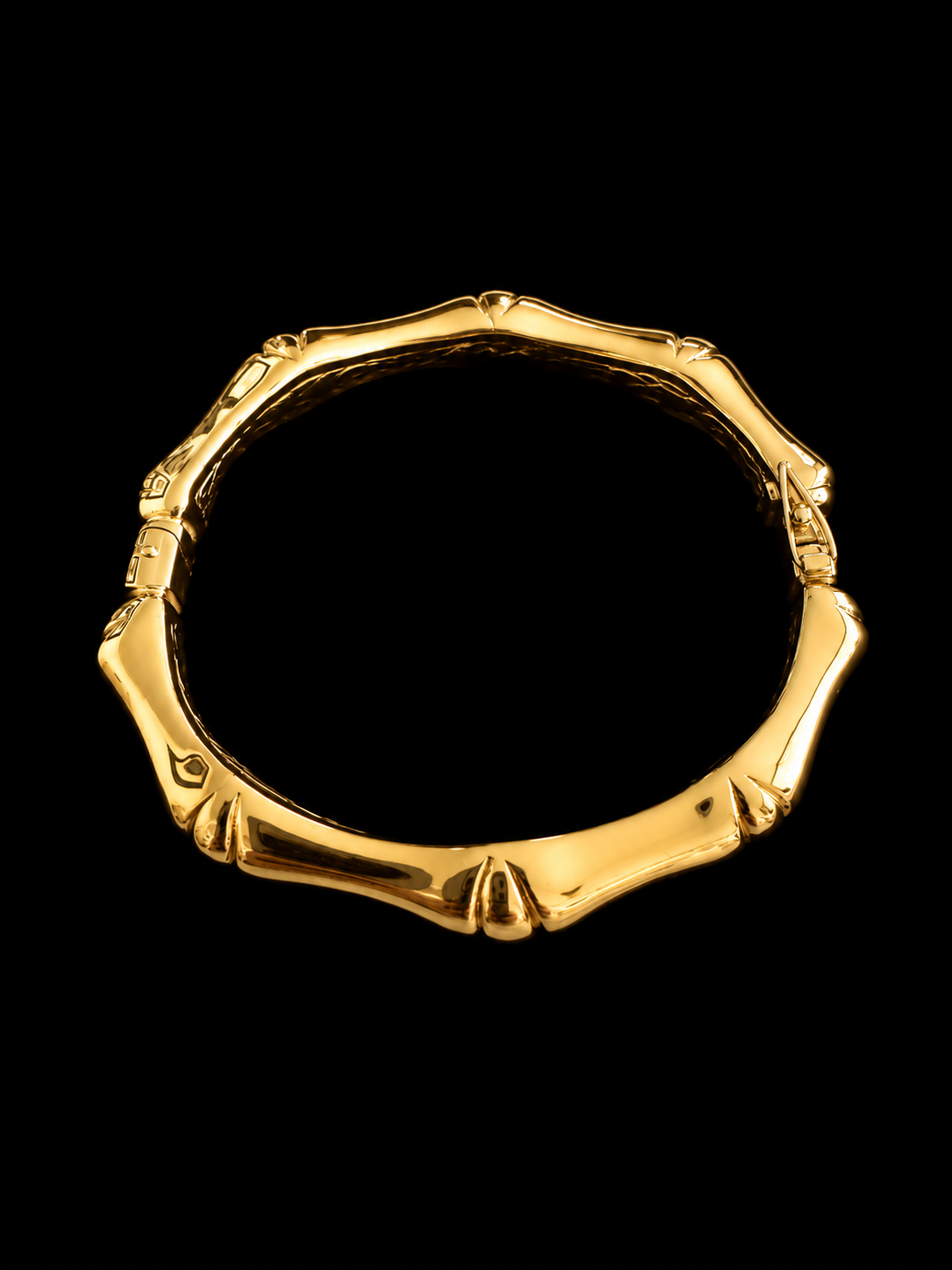 Pulsera Tipo Esclava de Plata italiana bañada en oro