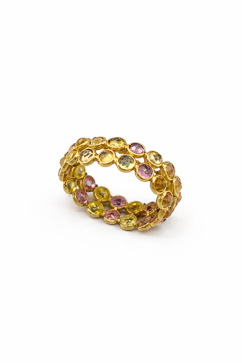 Anillo Sinfín Doble Oro 18k