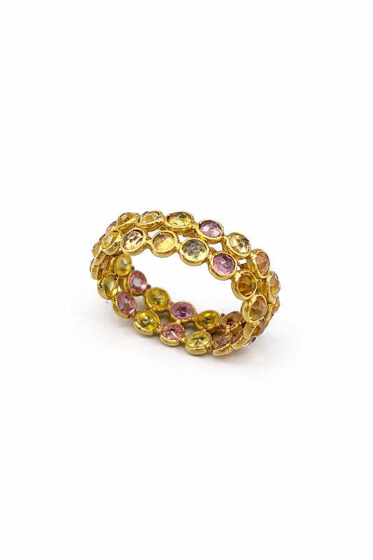 Anillo Sinfín Doble Oro 18k