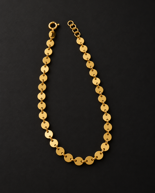 Pulsera en Oro Amarillo 14k con Multi círculos
