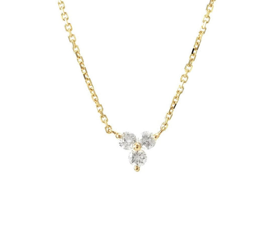 Collar de Oro 14k con Brillo Sutil